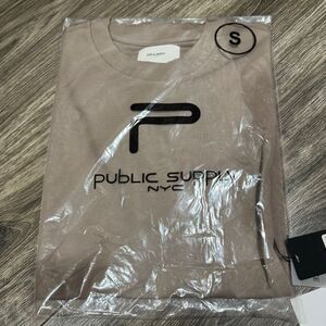 Public Supply Men’s Oversized Fit Tee Greige